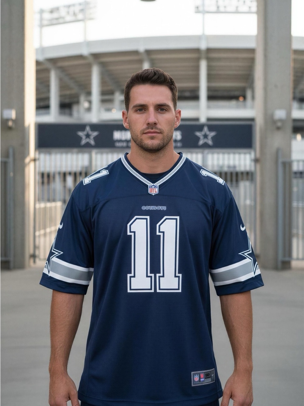 NFL Dallas Cowboys Navy #11 Men’s Football Jersey